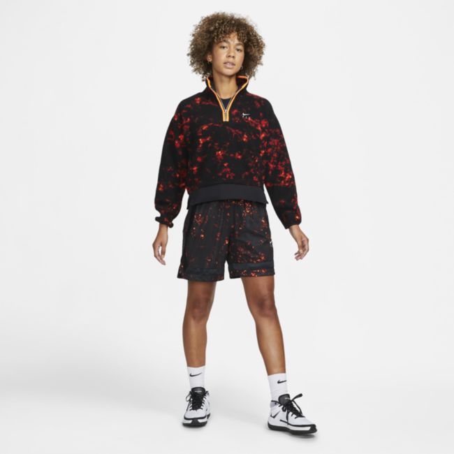 Bunda Nike 1/4-Zip Basketball Jacket Čierna | DH0660-010, 0