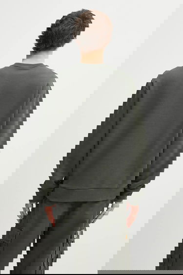 Mikina Carhartt WIP Cotton Plain Script Embroidery Sweatshirt Zelené | I034496.3CDXX, 2