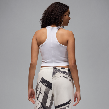 Tielko Jordan Jordan Essentials Crop Tank Top Biela | HF9474-100, 3