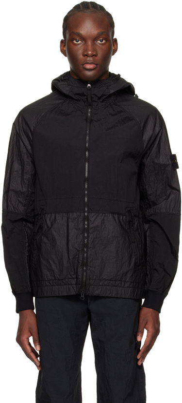Bunda Stone Island Patch Jacket Čierna | 801542020, 0