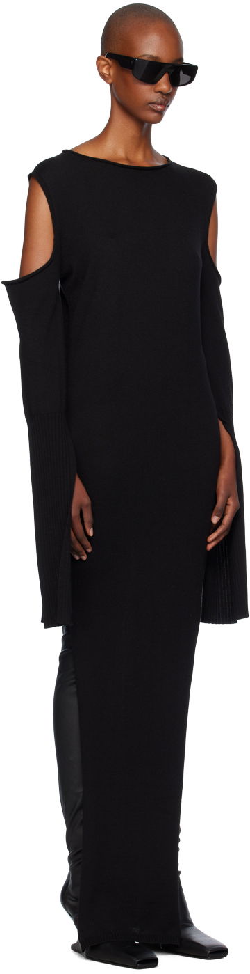 Šaty Rick Owens Rick Owens Porterville Cape Sleeve Maxi Dress Čierna | RP02D3610 M, 1