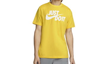 Tričko Nike Just Do It Swoosh T-Shirt Žltá | AR5006-709, 0
