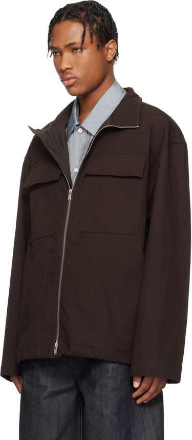 Bunda Jil Sander Jil Sander Sportswear Zip-Up Jacket Hnedá | J47SW0006_J45267, 3