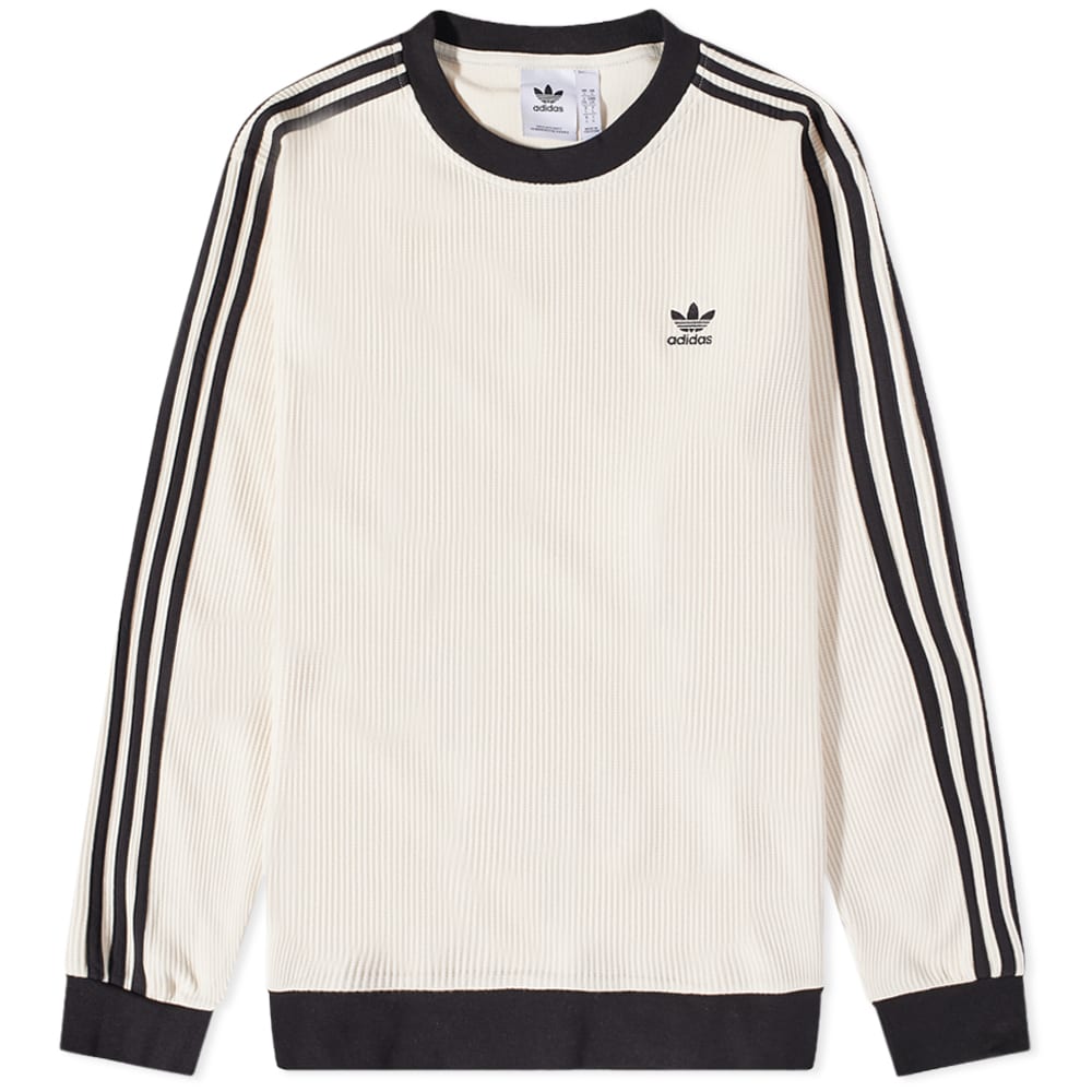Mikina adidas Originals Waffle Crew Sweat Biela | HA9309, 0