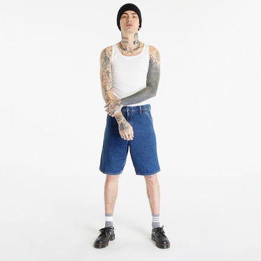 Šortky Carhartt WIP Single Knee Short Blue Modrá | I032026.106, 2