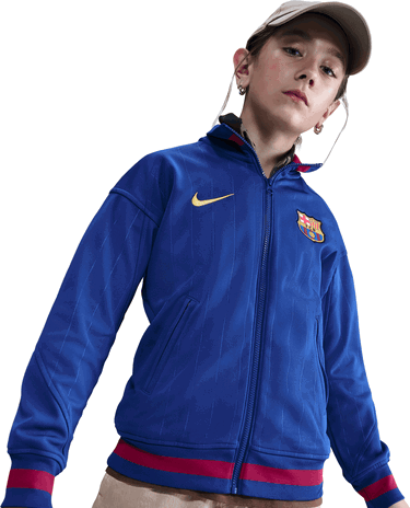 Bunda Nike FC Barcelona Anthem Jacket Modrá | hj6412-455, 4