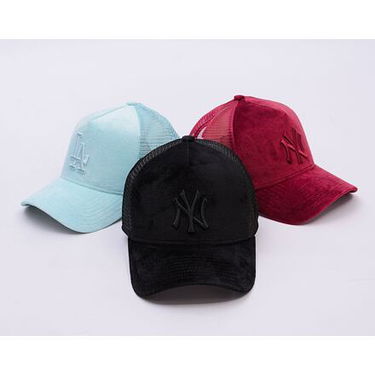 Šiltovka New Era New Era MLB Velour 9FORTY Trucker NY Yankees Cap One Size (56-59 cm) Čierna | 60595360, 3