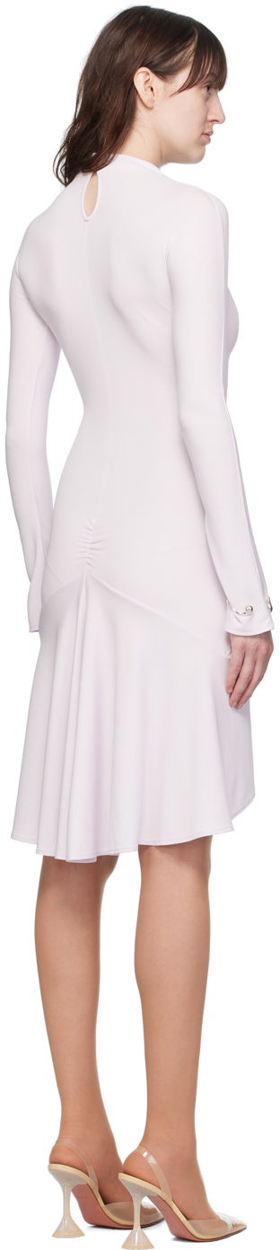 Šaty Courrèges Courrèges Midi Dress With Mock Neck Fialová | 224JRO412JS0066, 2