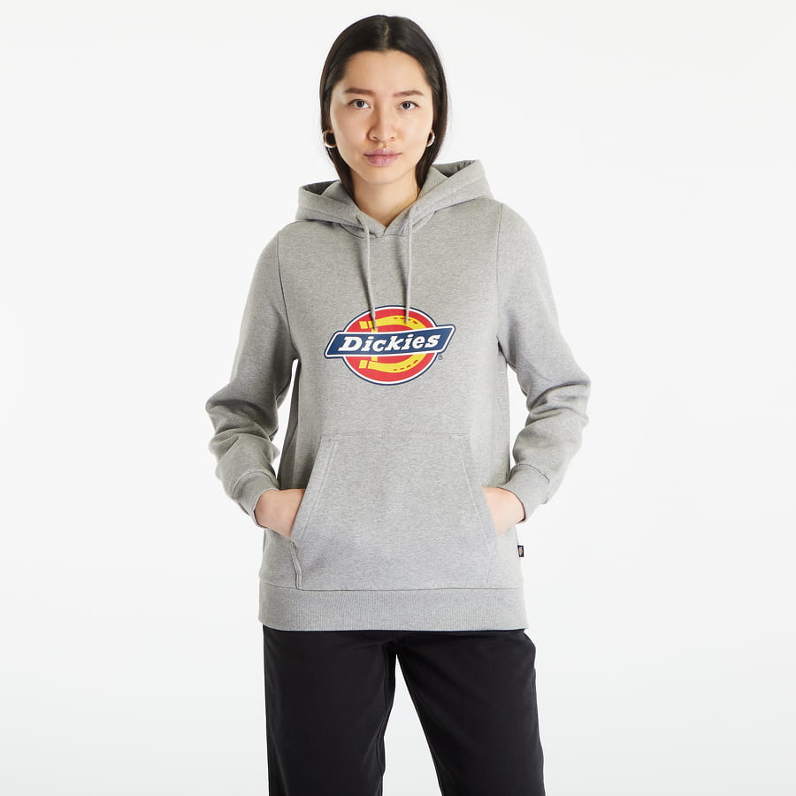 Mikina Dickies Icon Logo Hoodie Šedá | DK0A4XCCGYM1, 0