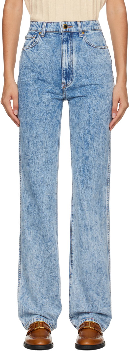 Džínsy Khaite Blue Danielle Jeans Modrá | 1032-096, 0
