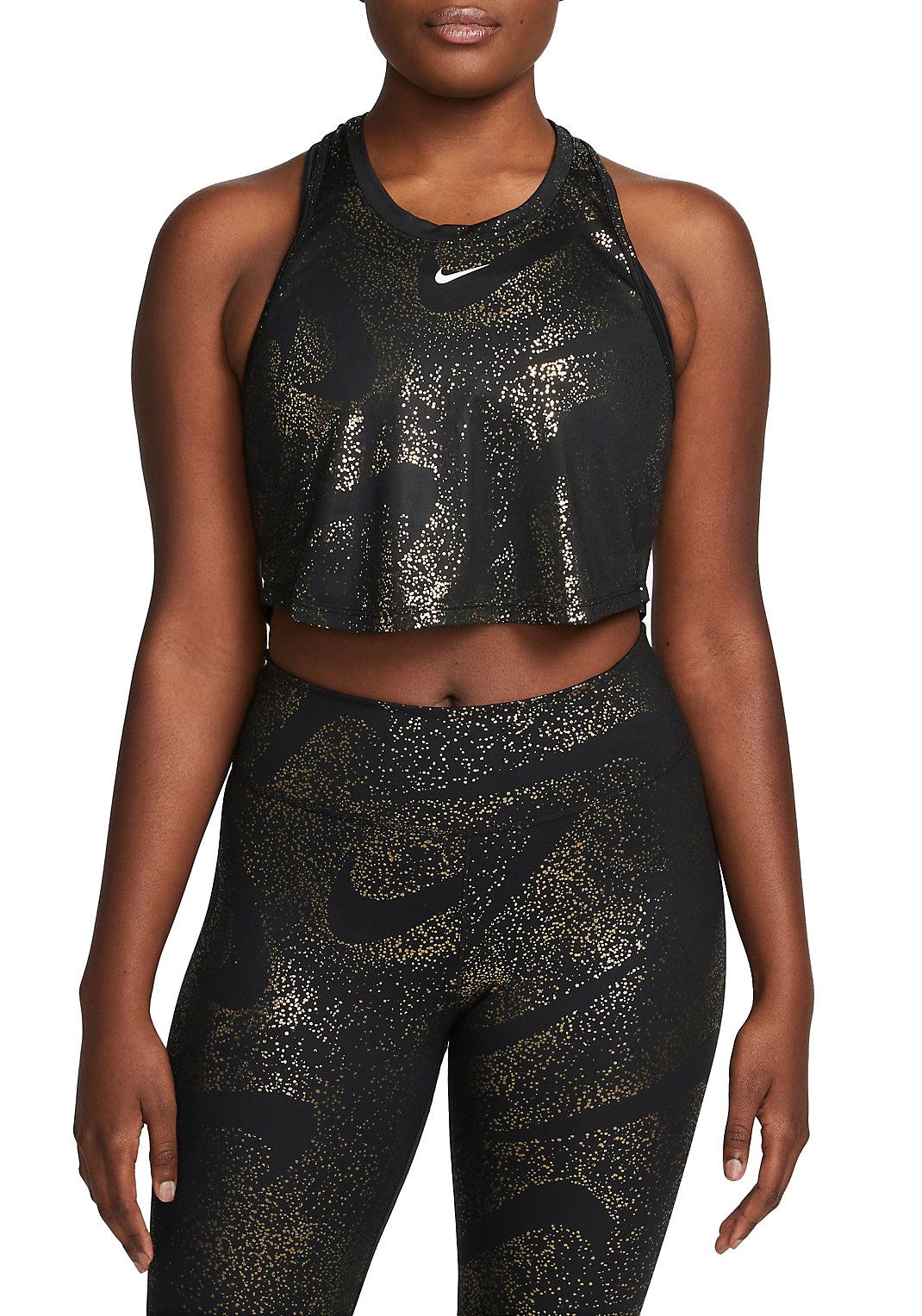 Tielko Nike Dri-FIT One Crop Tank Top Čierna | dq6304-010, 0