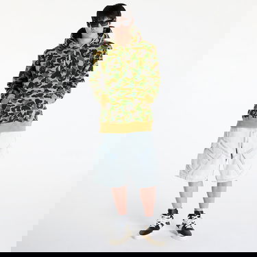 Mikina BAPE Abc Camo Shark Half Zip Pullover Hoodie Rôznofarebný | 001PPK801010M GRN, 1