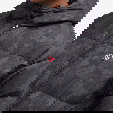 Prešívaná bunda BAPE Camo Down Jacket Čierna | 001DNK802006L-BLK, 5