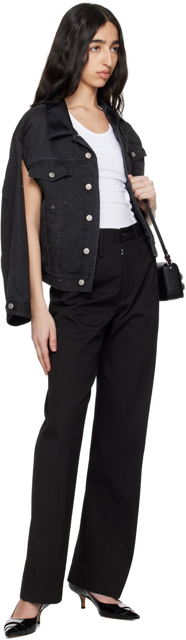 Nohavice Maison Margiela MM6 Maison Margiela Light Cotton Gabardine Trousers Čierna | S62KB0237 M35451, 3