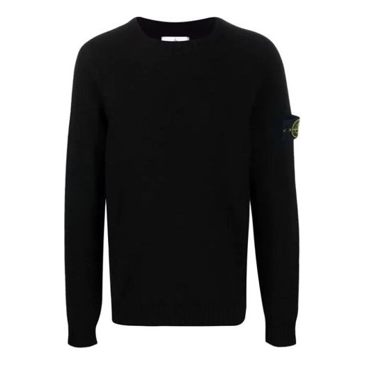 Sveter Stone Island Crew Knit Lambswool Sweater Čierna | 7515505A3-V0029, 0