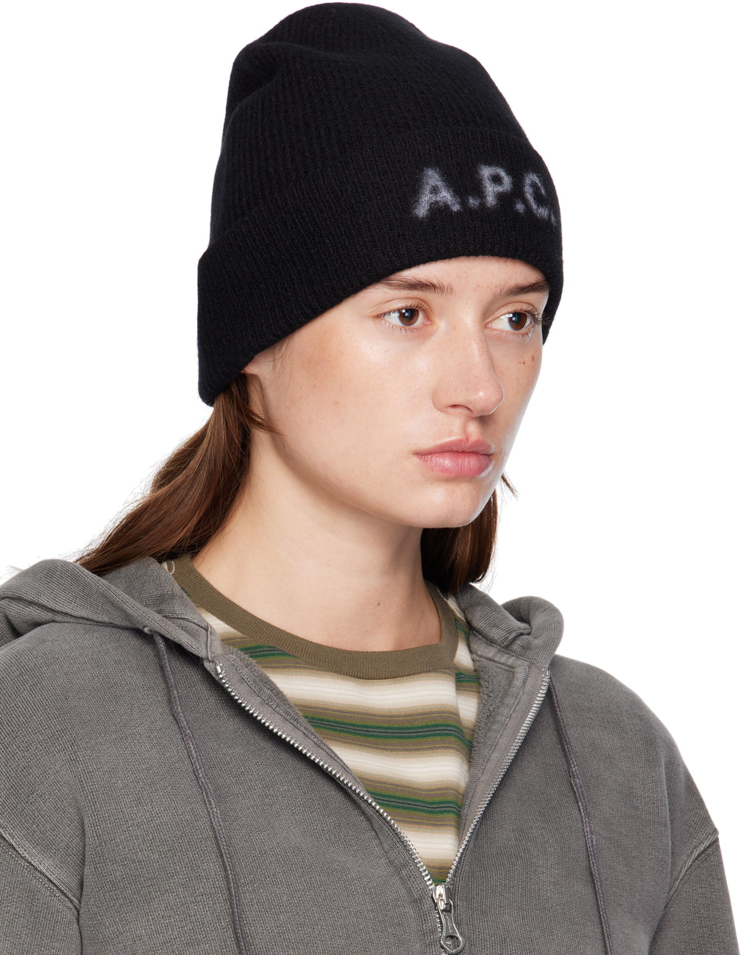 Kulicha A.P.C. Black Harry Beanie Čierna | WVBDK-M25085, 1
