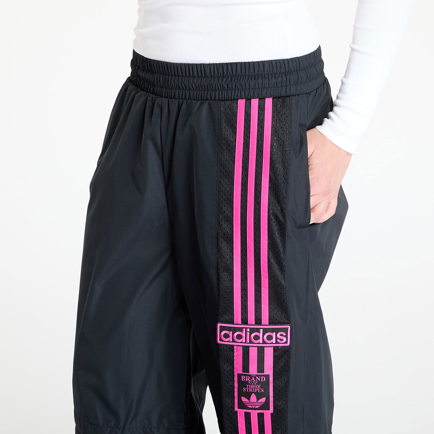 Nohavice adidas Originals Adibreak Woven 2-In-1 Track Pants Čierna | JD0088, 1