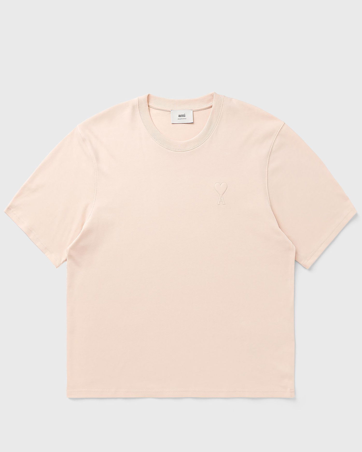 Tričko AMI AMI De Coeur Embossed T-Shirt Ružová | UTS357.726-680, 0