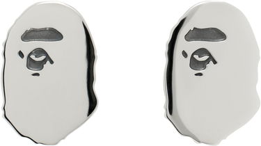 Náušnice BAPE Ape Head Silver Earrings Metalická | 001GDK801009M, 0