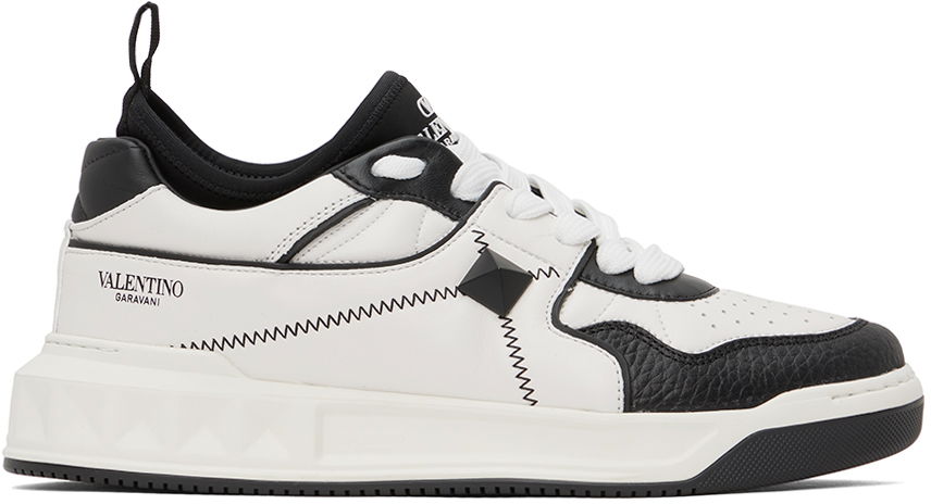 Tenisky a topánky Valentino Garavani Black & White One Stud Biela | 3Y2S0H23XME, 0