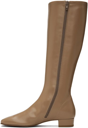 Oblečenie BY FAR BY FAR Edie Knee-High Boots Béžová | 19FWEDIDNUL, 2