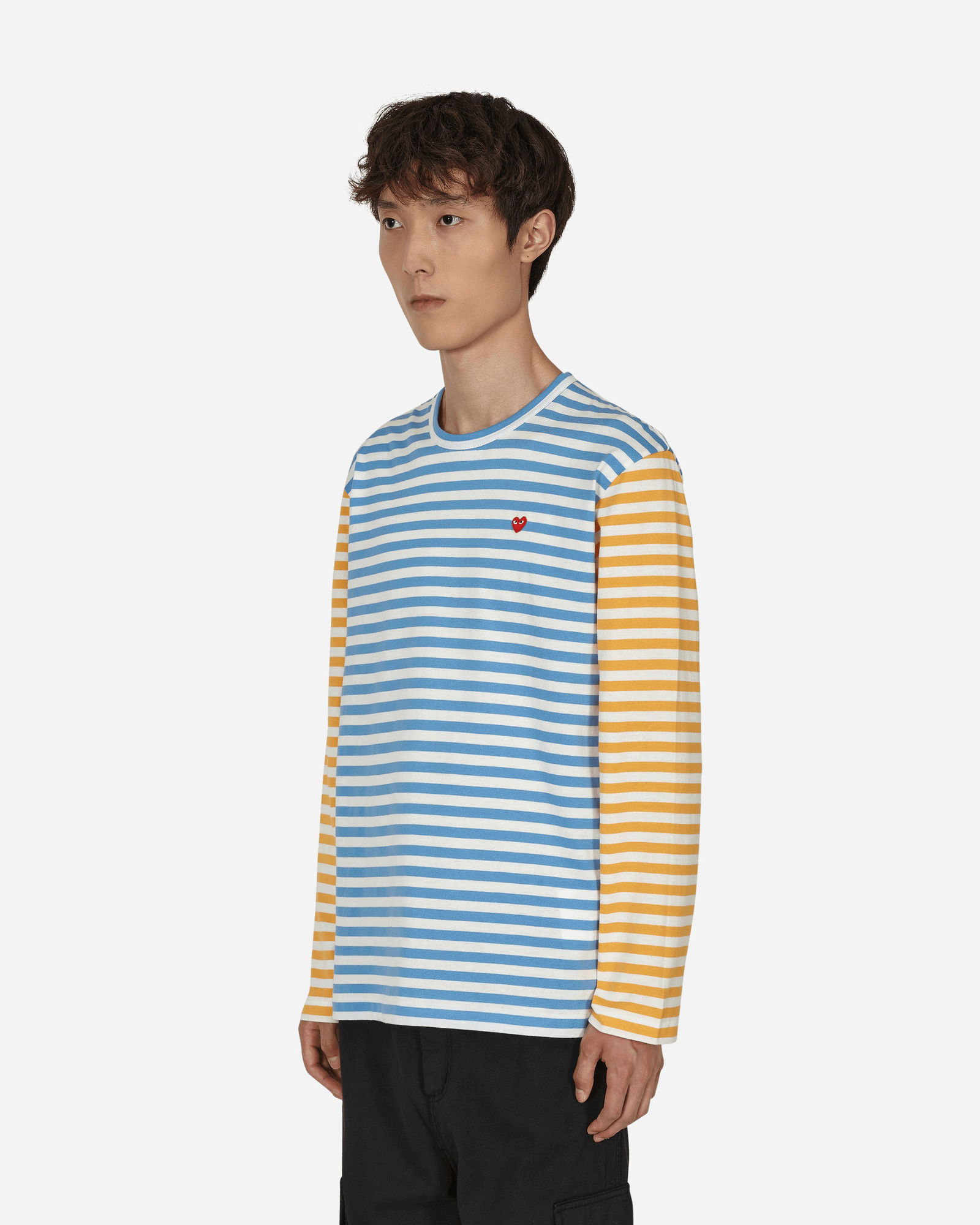 PLAY Bi-Color Striped T-Shirt