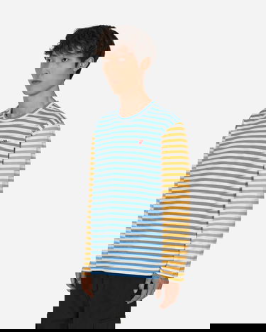 Tričko Comme des Garçons PLAY Bi-Color Striped T-Shirt Rôznofarebný | P1T318 1, 3