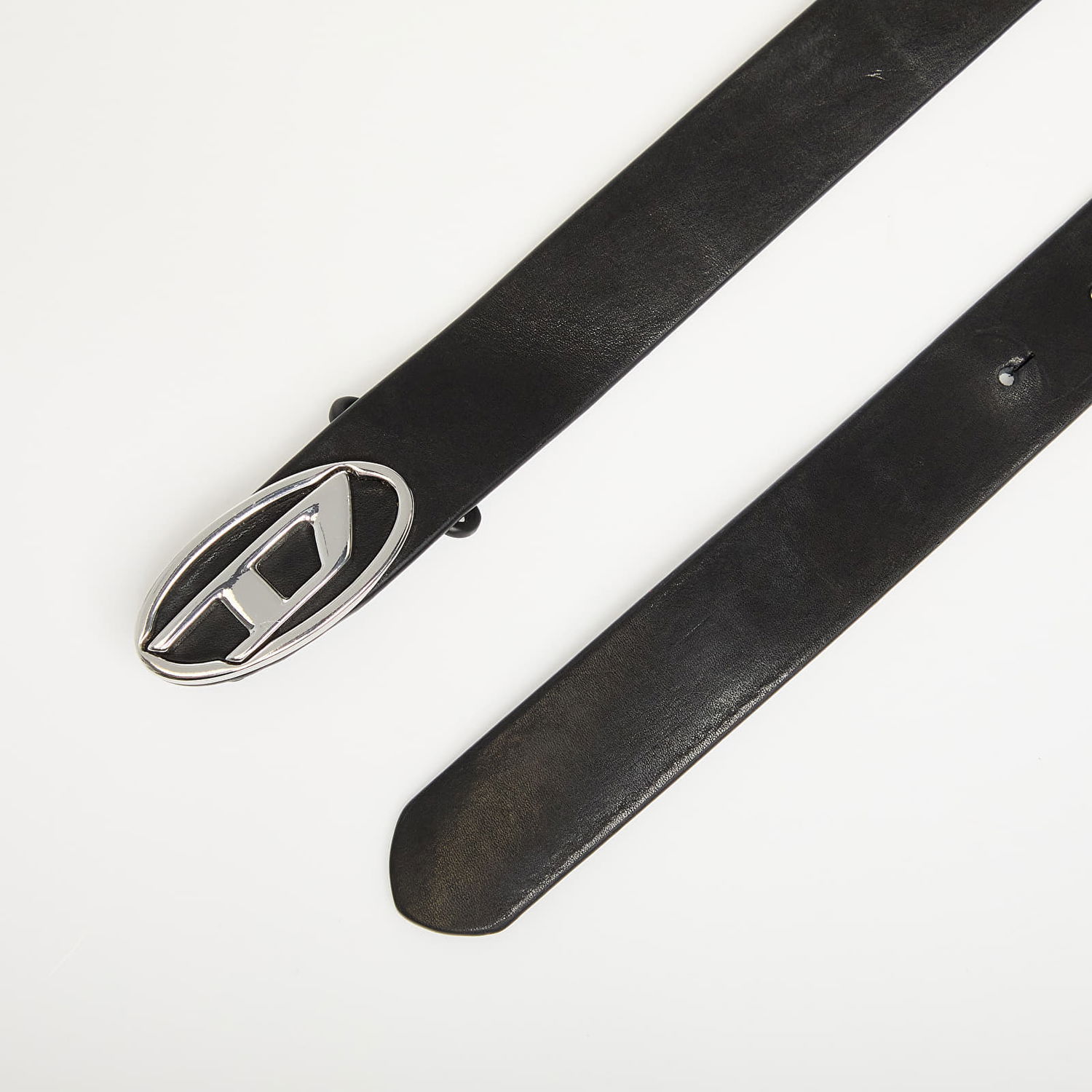 Opasok Diesel Diesel Oval D Logo B-1Dr-Layer Belt Čierna | X09813_PR271 Black, 0