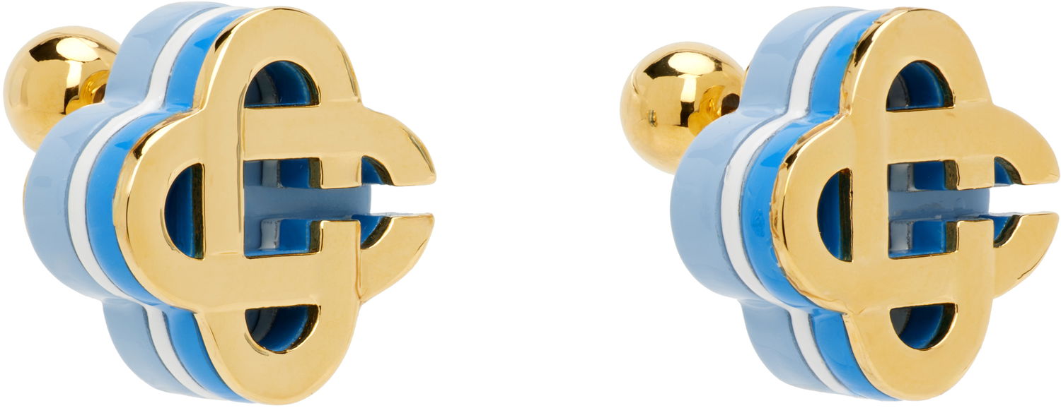Náušnice Casablanca Casablanca Stacked Earrings Modrá | APF25-JW-290-03, 1