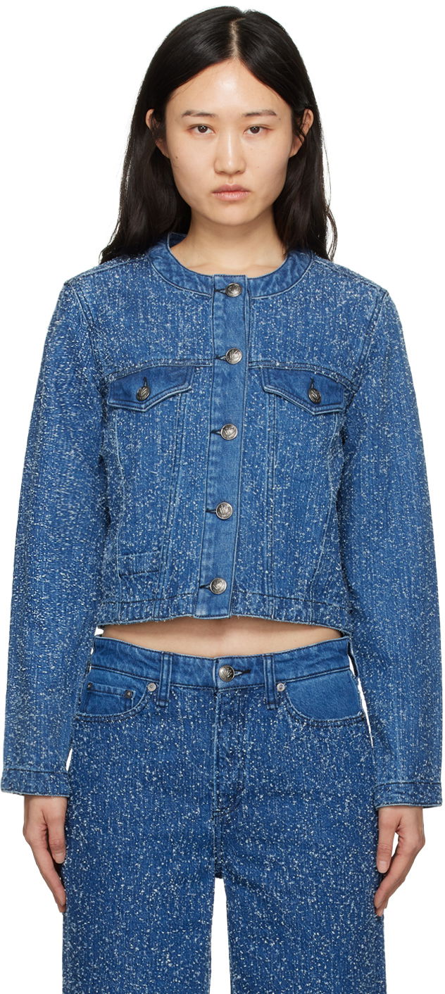 Bunda rag & bone Cora Denim Jacket Modrá | WDD24S1438FTMT, 0