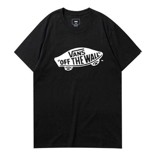 Tričko Vans Classic Logo Print T-Shirt Čierna | VN0A4MM7BLK, 0