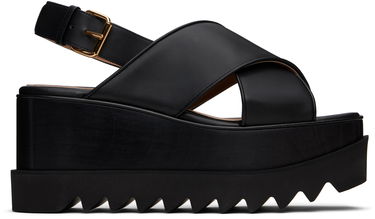 Oblečenie Stella McCartney Stella McCartney Elyse Platform Heeled Sandals Čierna | 810527KP027, 0