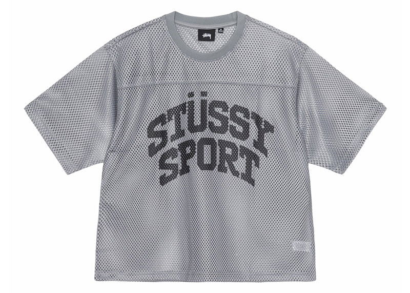Dres Stüssy Stussy Sport Mesh T-Shirt Šedá | 1140346, 0
