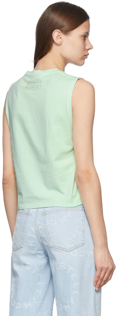 Tielko Stella McCartney Stella McCartney Fantasia Centaurette Graphic Cropped Tank Top Zelené | 6J00353SNP33, 2
