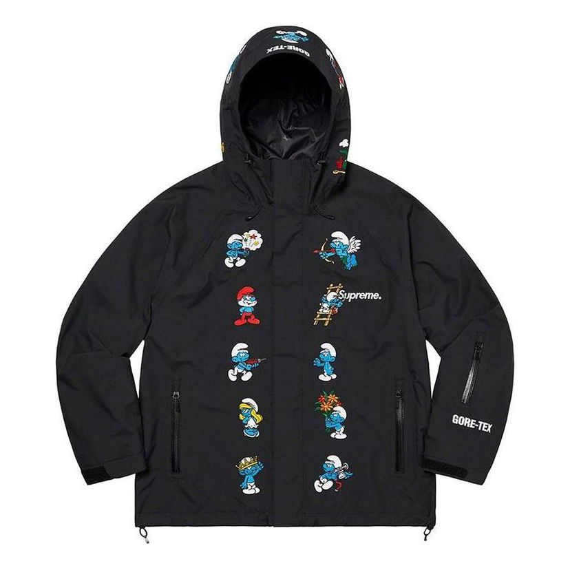 Parka Supreme Smurfs Shell Jacket Čierna | SUP-FW20-015