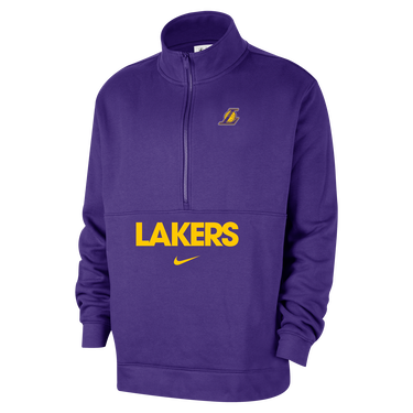 Mikina Nike Nike NBA Los Angeles Lakers Club Courtside Half-Zip Top Fialová | FZ7493-504, 0
