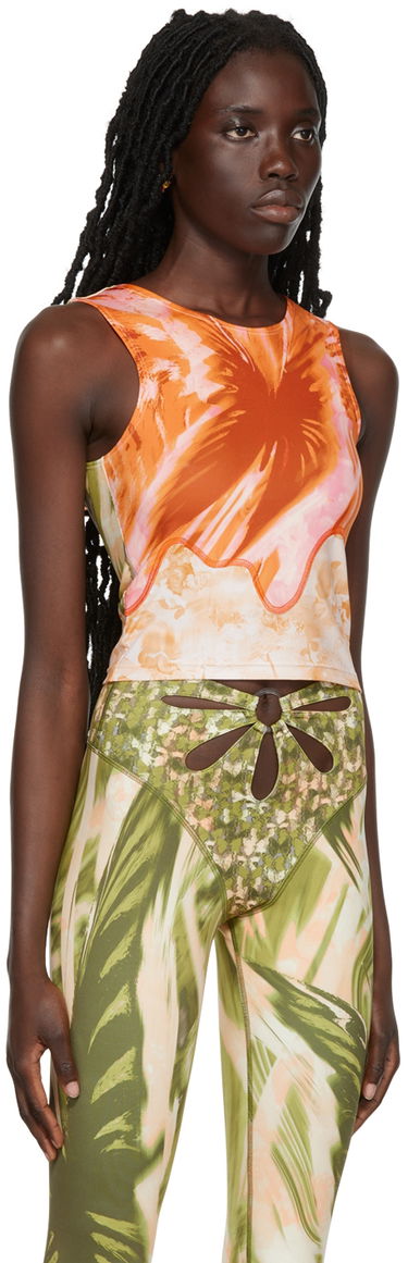 Tielko Collina Strada Collina Strada Tie-Dye Print Tank Top Zelené | XX3196, 3