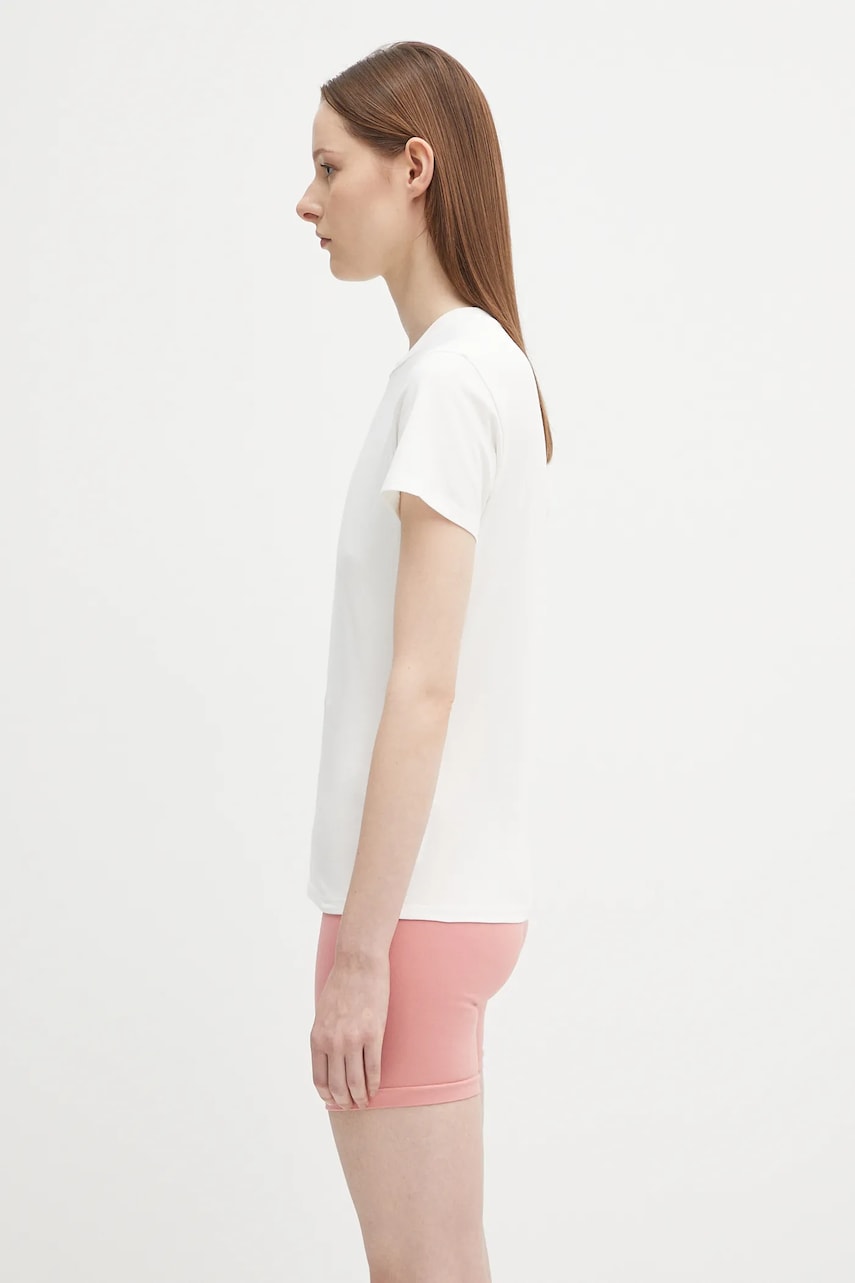 Tričko PANGAIA Pangaia Cotton-Stretch T-Shirt Biela | 10002430, 1