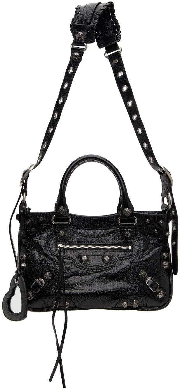 Taška cez rameno Balenciaga Medium Neo Cagole Bag Čierna | 751521 1VG9Y, 0