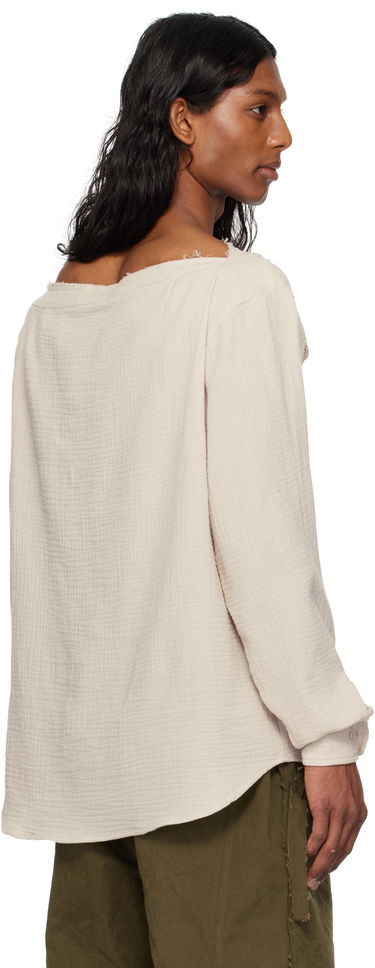 Košeľa Ottolinger Ottolinger Oversized Cut-Out Mousseline Shirt Béžová | 111-400411-01, 2