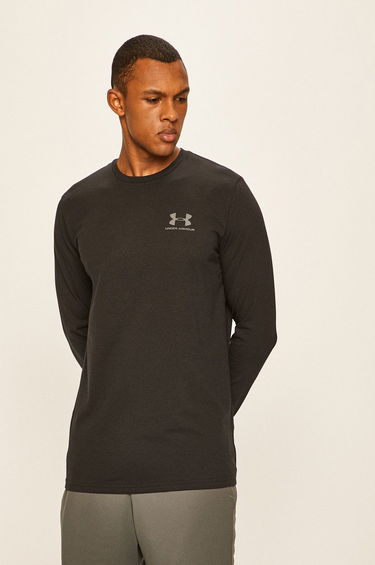 Tričko Under Armour Sportstyle Left Chest Logo Tee Čierna | 1329585, 1