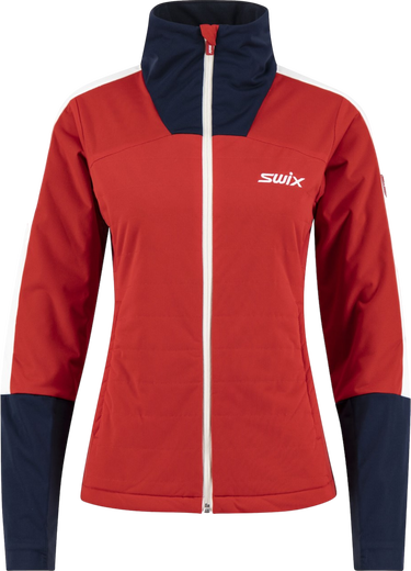 Vetrovka SWIX Swix Blizzard XC Women's Cross-Country Ski Jacket Červená | 12976-99990, 0