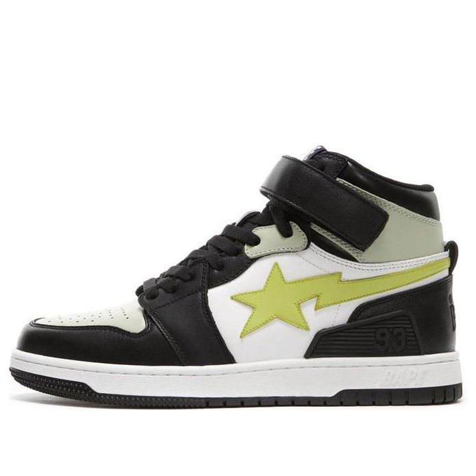 Tenisky a topánky BAPE Block Sta Hi Biela | BAPEBLOCKSTAHI-BLACKLIME