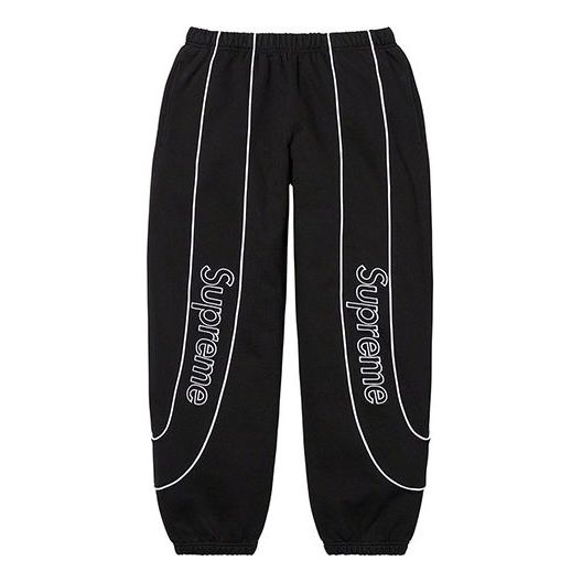 Tepláky Supreme Track Paneled Sweatpants Čierna | SUP-FW21-167