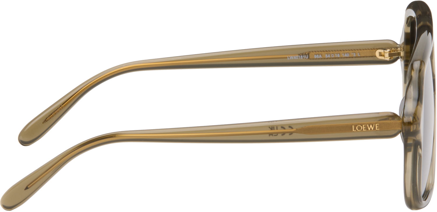 Slnečné okuliare Loewe Loewe Aviator Slim Sunglasses Zelené | LW40161UM5496A 840126861228, 1