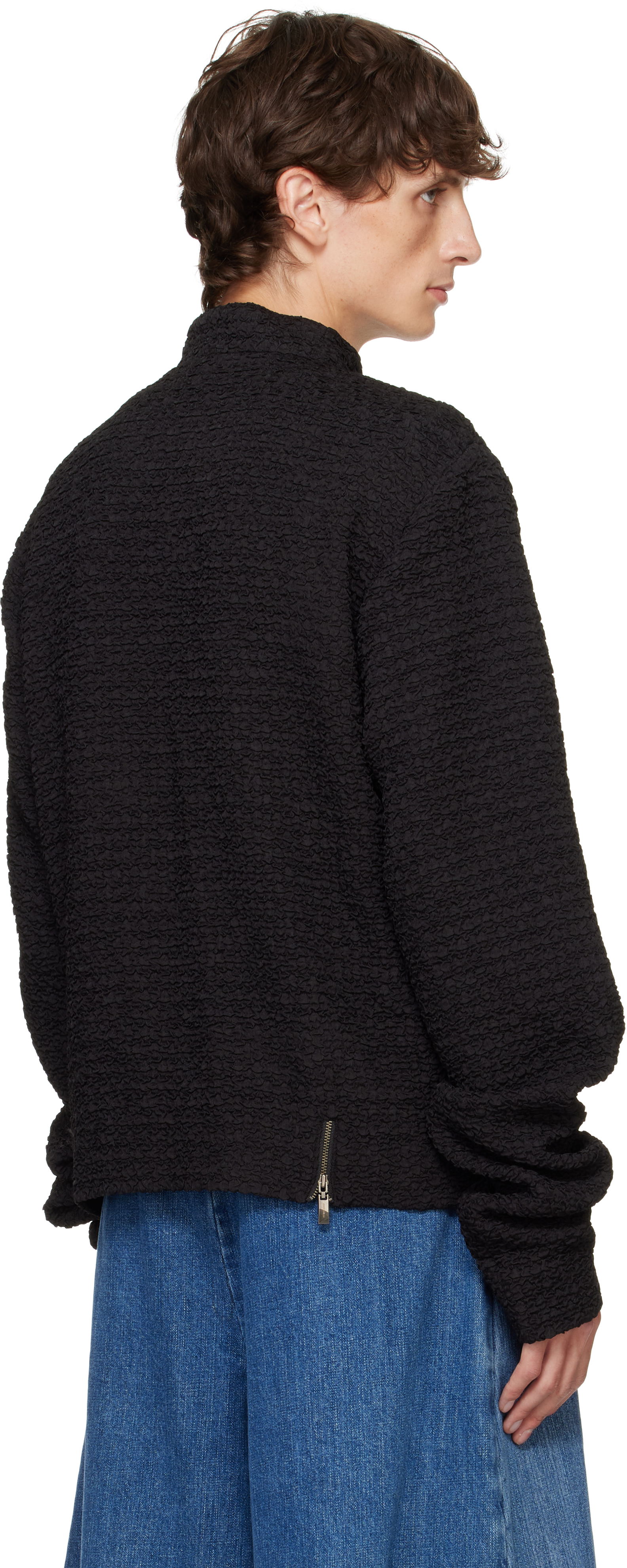 Ruga Product. 14 Black Zip-Up Jacket