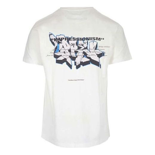 Tričko Off-White Logo Normal Fit T-Shirt Biela | OMAA027R191850050288