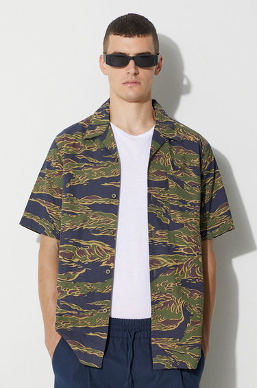 Košeľa Maharishi Relaxed Fit Shirt Hnedá | 8171.MINT.GOLD, 0