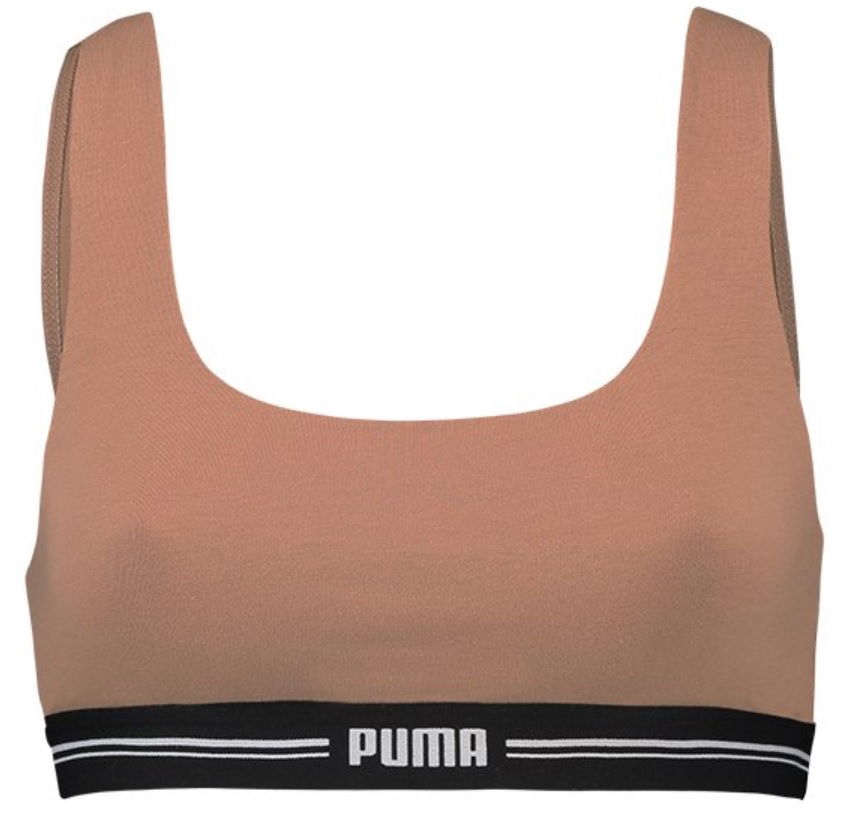 Podprsenka Puma Scoop Neck Top Sport-BH Béžová | 701219354-002, 0