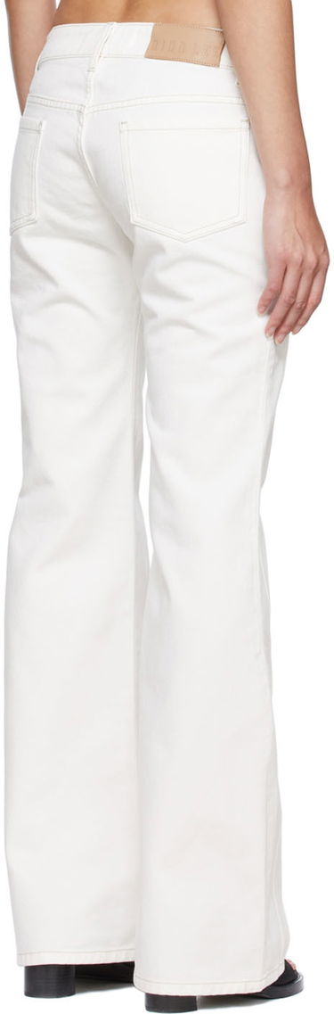 Nohavice Dion Lee Dion Lee Laced Flare Jeans Biela | C2046S22, 2
